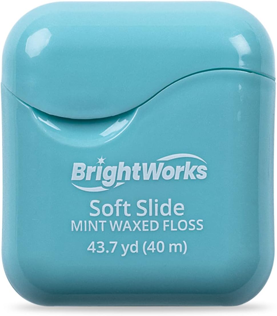 BrightWorks Soft Slide Dental Floss, 43.7 yards (Pack of 4) D442