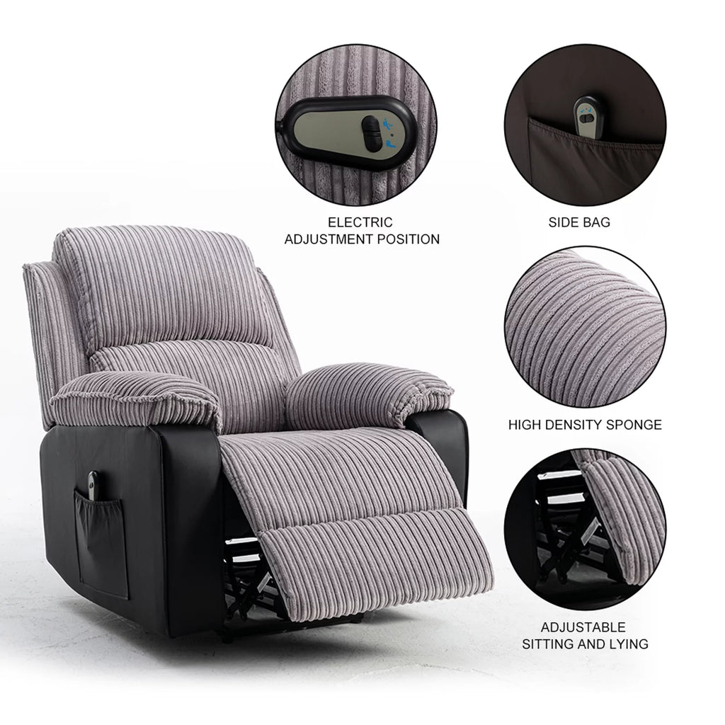 Highsound Electric Lift Recliner with Heat and Massage T30668