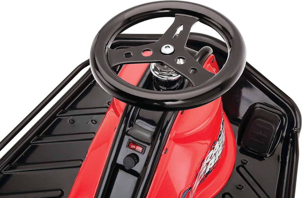 Razor Crazy Cart DLX 24V Electric Drifting Go Kart with Drift Bar Y904851
