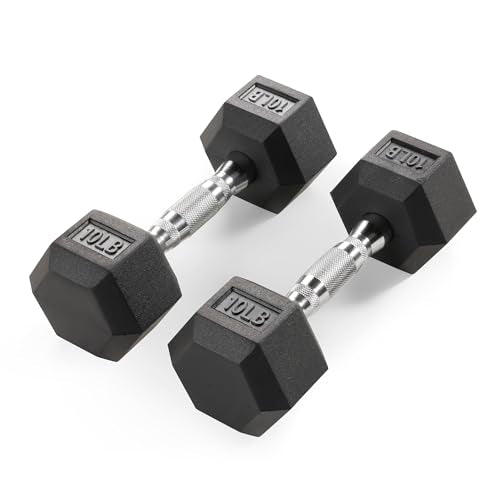 MARCY Rubber Hex Dumbbell