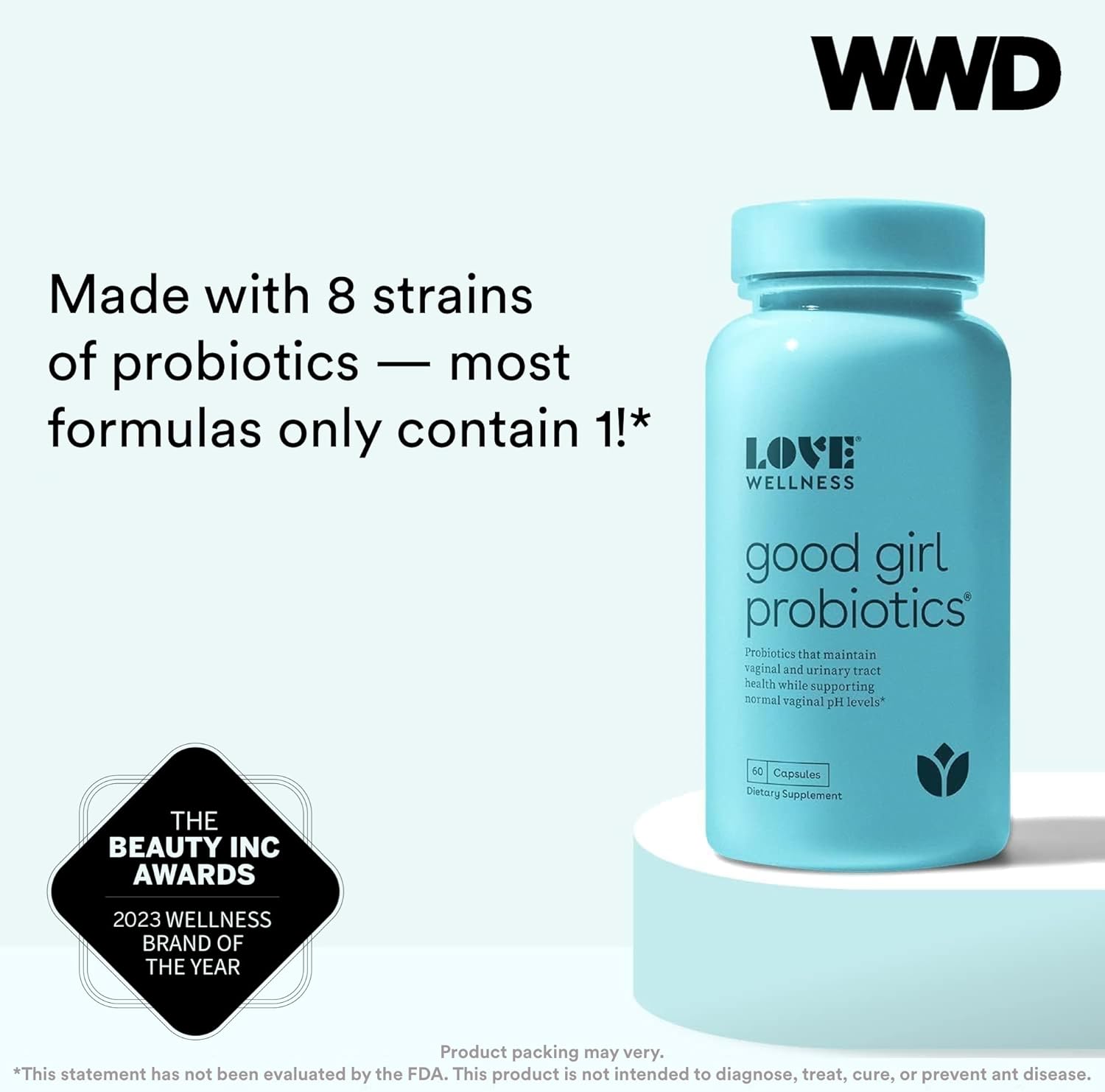 Flora Power & Good Girl Probiotics Vaginal Suppositories for Women V306821