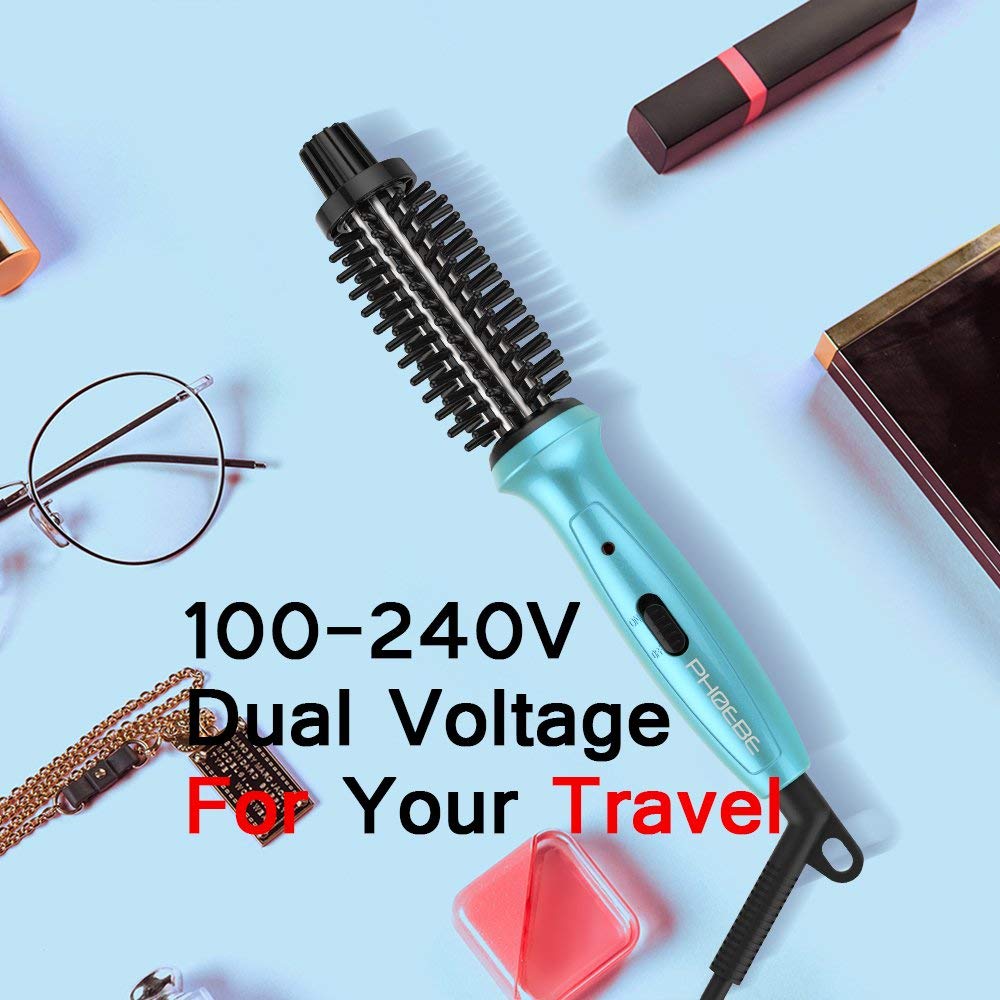 Mini Curling Iron PHOEBE 3/4 Inch Dual Voltage Ceramic Tourmaline for Short Hair Y530674
