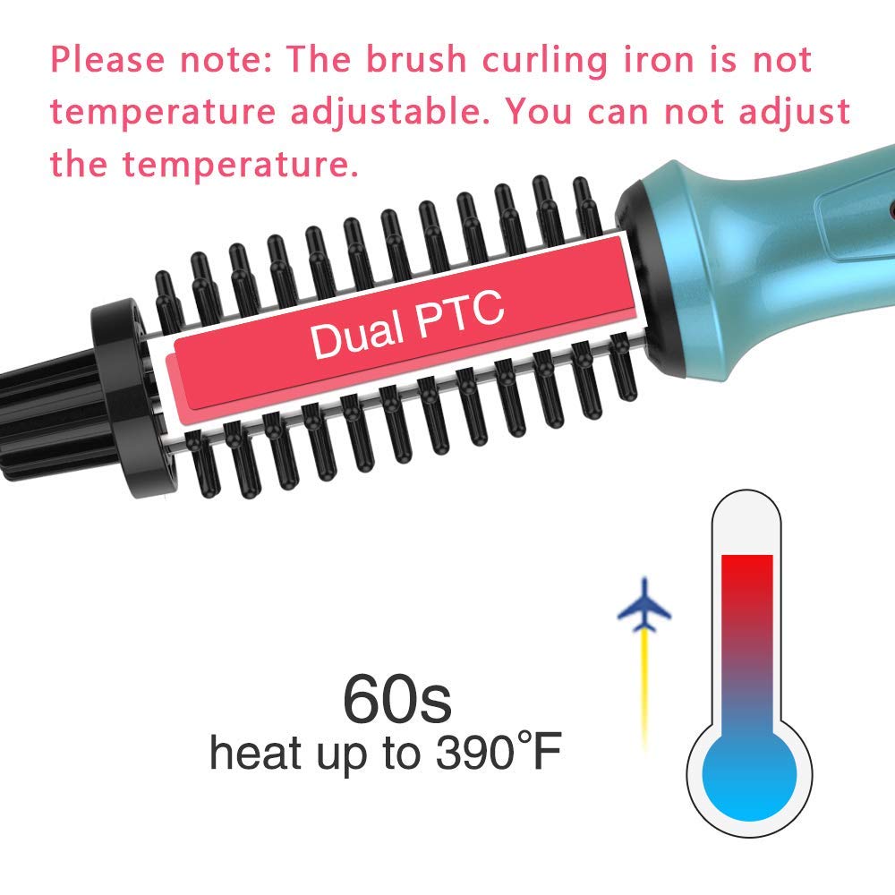 Mini Curling Iron PHOEBE 3/4 Inch Dual Voltage Ceramic Tourmaline for Short Hair Y530674