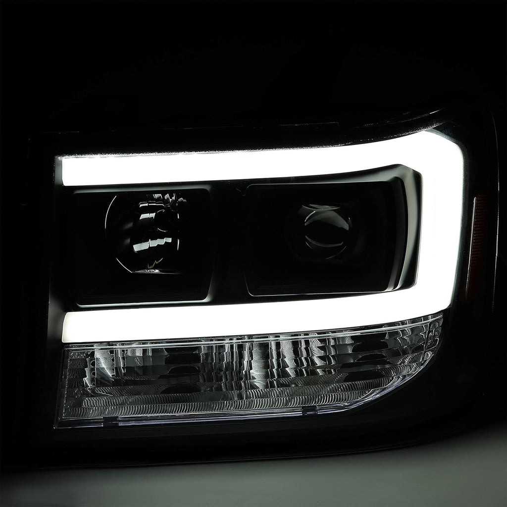 HECASA LED Projector Headlights for GMC Sierra 1500 2500HD 3500HD 2007-2014 S903846