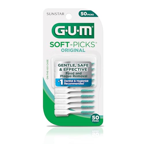 GUM Soft-Picks Original Dental Picks, Disposable Interdental Brushes, 270ct A130