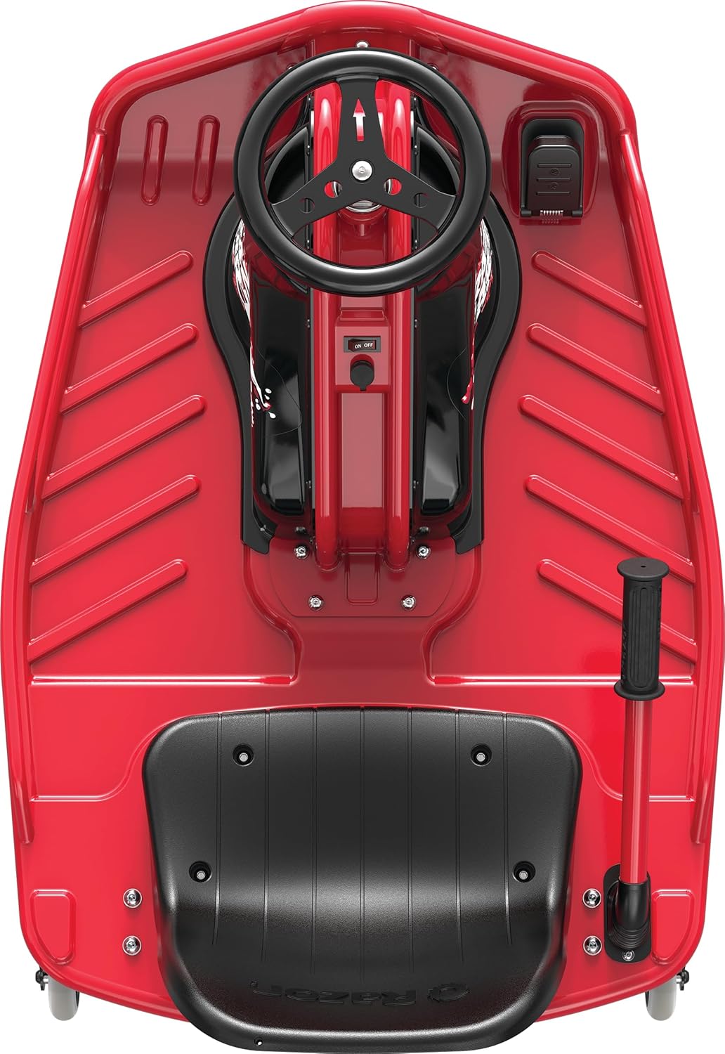 Razor Crazy Cart 24V Electric Drifting Go Kart, Black/Red Q670995