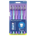 Oral-B, Bright & Clean Toothbrush - Medium, 6 Count