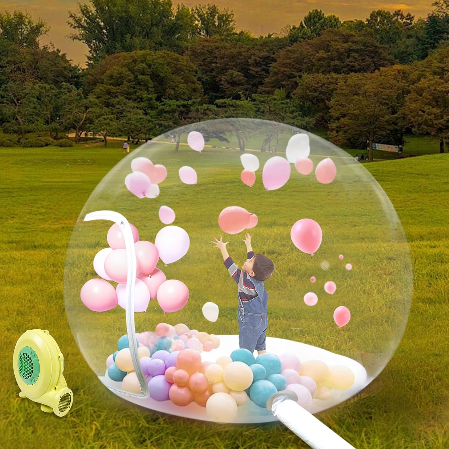 Foldable Inflatable Bubble Tent with Air Blower for Camping Events E199