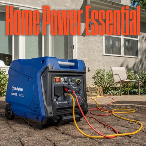 Westinghouse 5000 Peak Watt Super Quiet Portable Inverter Generator with Remote Start B28889