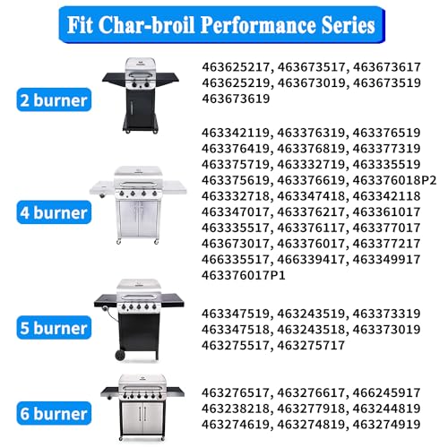 Replacement Parts for Charbroil Grill Performance 5 Burner E236