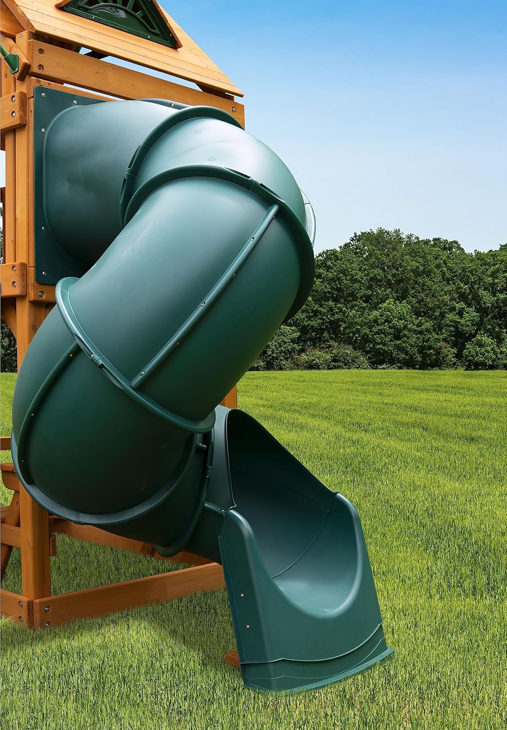 Swing-N-Slide WS 5040-G Quick Connect 5 Foot Turbo Tube Slide, Green A4713