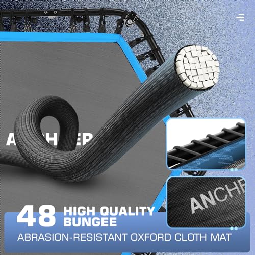 ANCHEER 50" Rebounder Trampoline for Adults with Bar, 550 LBS W9592