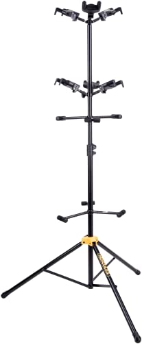 Hercules GS526BPLUS Auto Grip 6 Guitar Stand,Black