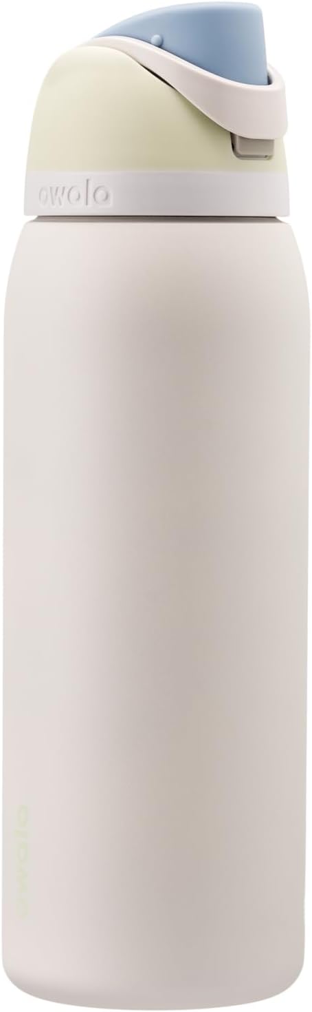 Owala FreeSip Insulated Stainless Steel Water Bottle Bundle with Straw, 24oz and 40oz X64125