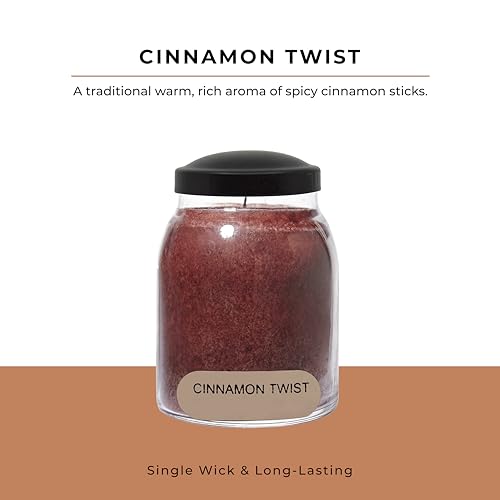 A Cheerful Giver Cinnamon Twist 34oz Papa Scented Candle Jar with Lid V7281