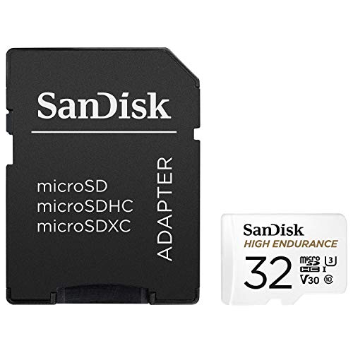 SanDisk 256GB High Endurance Video microSDXC Card with Adapter for Dash Cam and Home Monitoring R675442