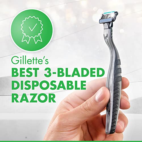 Gillette Mach3 Men's Disposable Razor, Sensitive, 6 Count G848244