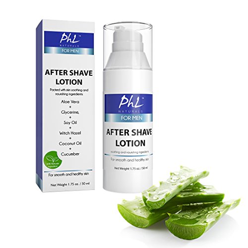 Unscented Aftershave Lotion for Men, Soothes & Moisturizes Skin, 1.75 oz Z5682