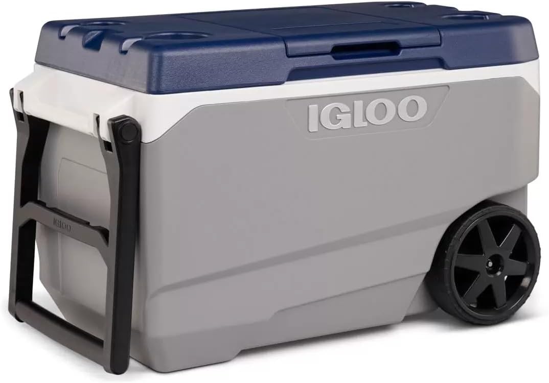 IGLOO Max Cold Pro 85 Litre (90 US QT) Roller Cooler Box