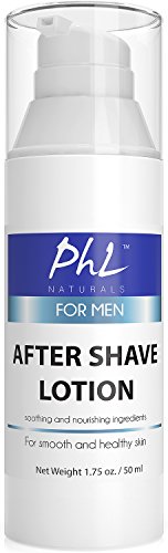 Unscented Aftershave for Men, After Shave Lotion - Soothes, Moisturizes, Repairs Skin & Prevents Razor Burn, Smooth Soft Finish, 1.75 oz / 51.7 ml