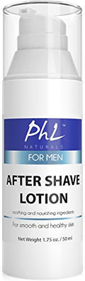 Unscented Aftershave for Men, After Shave Lotion - Soothes, Moisturizes, Repairs Skin & Prevents Razor Burn, Smooth Soft Finish, 1.75 oz / 51.7 ml