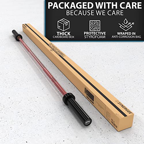 Synergee 15lb Technique Barbell Aluminum Bar for Olympic Lifting C8373