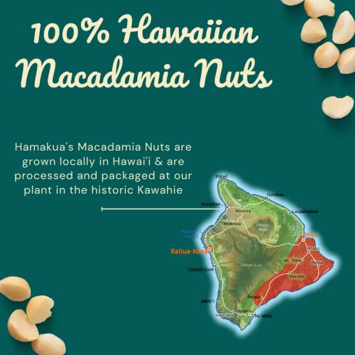 Hamakua Macadamia Nuts Sweet Glazed Coconut Hawaiian Grown Dry Roasted K1428