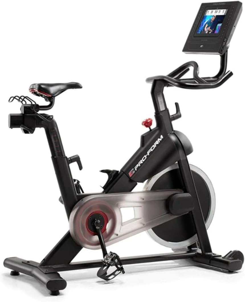 Proform Studio Spin Bike Pro Exercise Bike with 10" HD Touchscreen and 22 Resistance Levels G7803