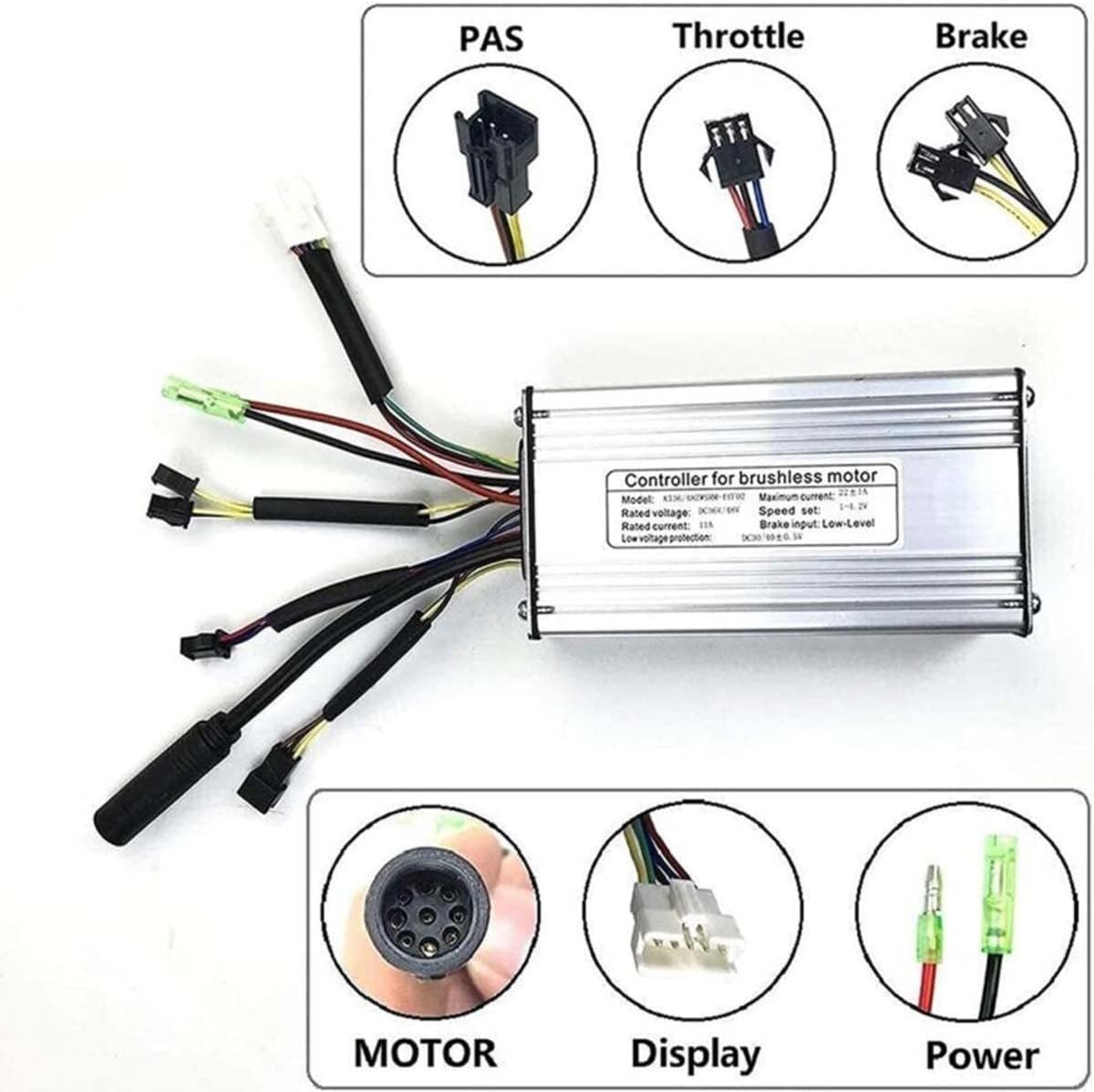 Ebike Conversion Kit Front Wheel Electric Bicycle Motor with LCD3 Display Z59965