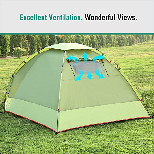 MoKo Emergency Survival Tent, Waterproof 3 Person Dome Camping Tent G778327