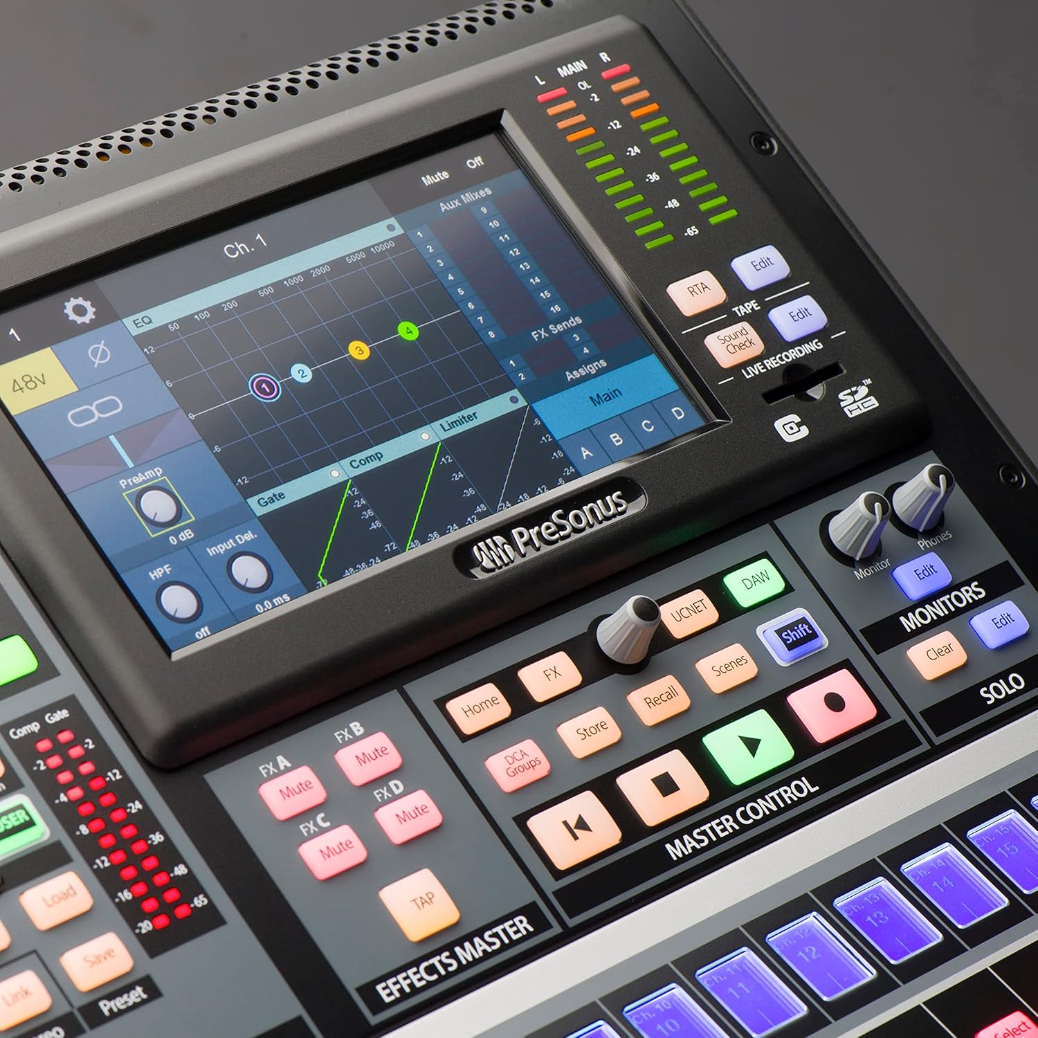PreSonus StudioLive 32SC Compact 32-channel Digital Mixer with AVB Networking B37487