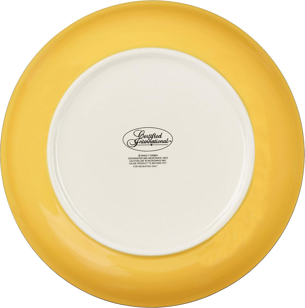 Certified International Sierra 9" Soup/Pasta Bowl, Set of 4, Multicolor S9082