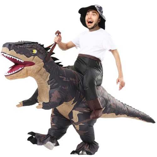 MXoSUM Inflatable T-Rex Costume for Adults Halloween O436943