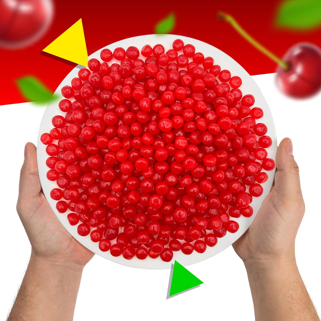 Cherry Sours Chewy Balls Candy 2 Pound Bag E279091