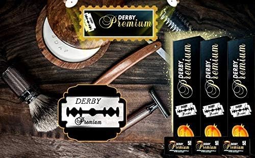 Derby Premium Double Edge Razor Blades, 100 Count P82512