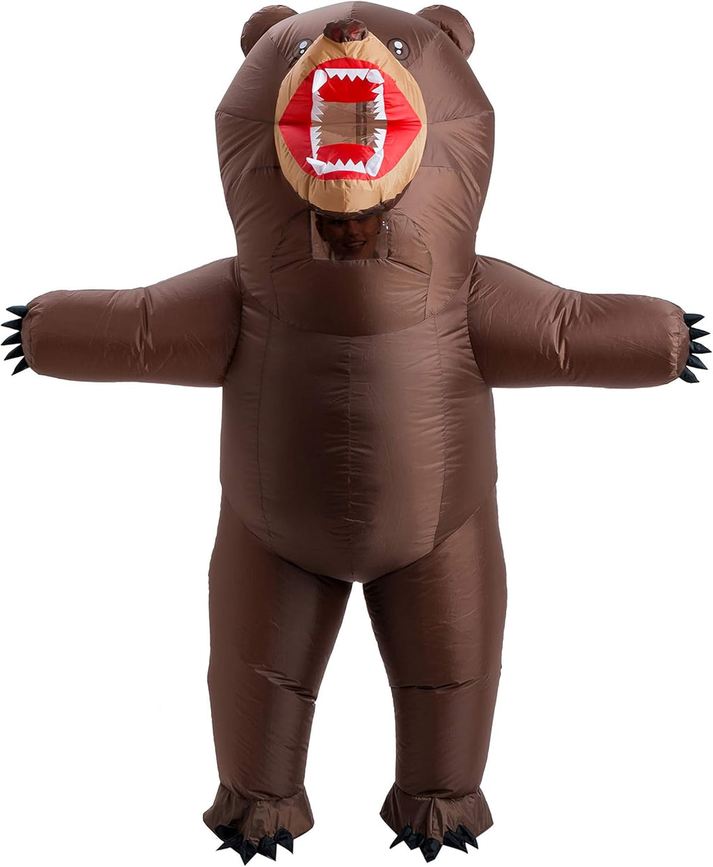 Spooktacular Creations Inflatable Bear Costume for Halloween, Brown, One Size B456020