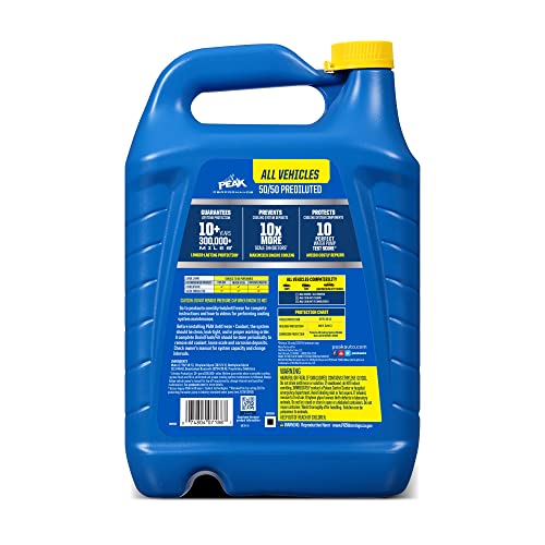 PEAK 50/50 Prediluted Antifreeze and Coolant K95124