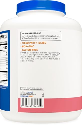 Nutricost Whey Protein Concentrate Strawberry Milkshake 2LBS D9867