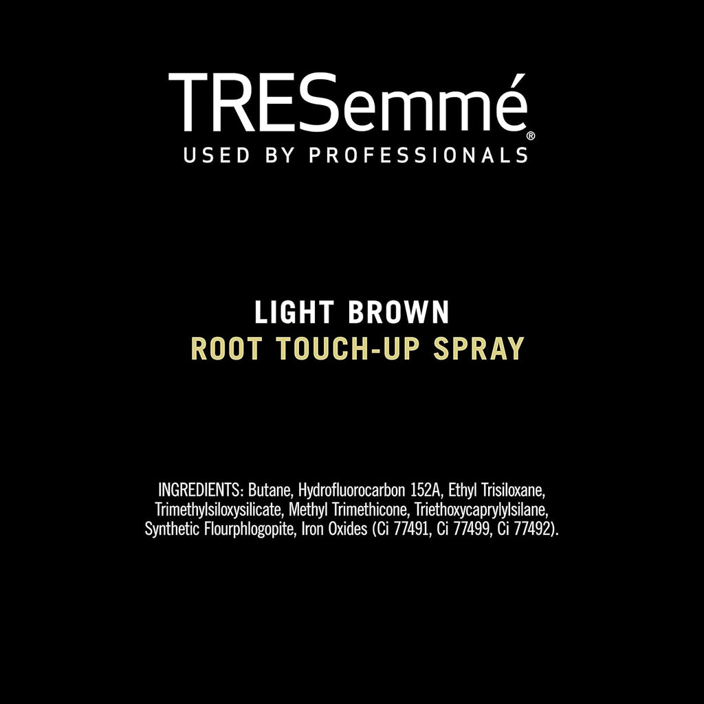 TRESemmé Root Touch-Up Light Brown Temporary Hair Color Spray, 2.5 oz (Pack of 2) I69919