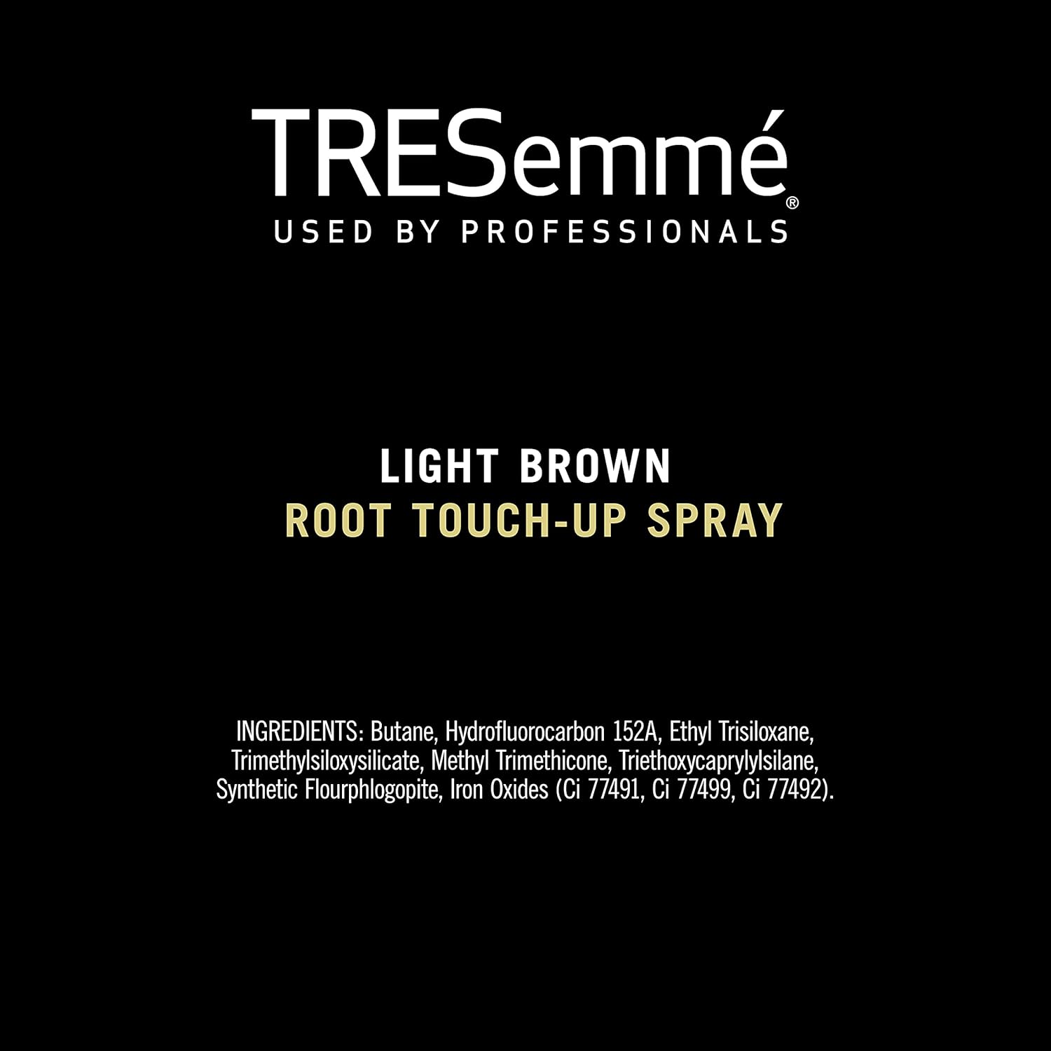 TRESemmé Root Touch-Up Light Brown Temporary Hair Color Spray, 2.5 oz (Pack of 2) I69919