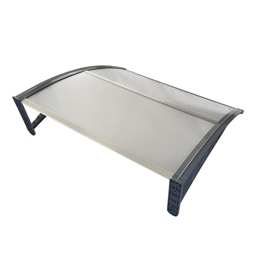 Panana Window Awning Door Canopy 39"x31.5" Polycarbonate Patio Rain Shelter U710132