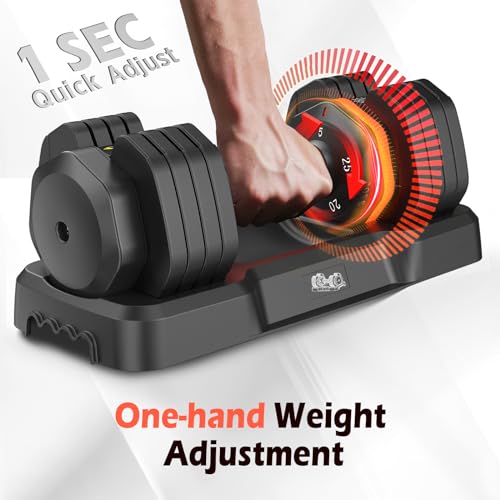 Adjustable Dumbbells Set 5-55LB, Anti-Slip Handle for Home Gym S70008