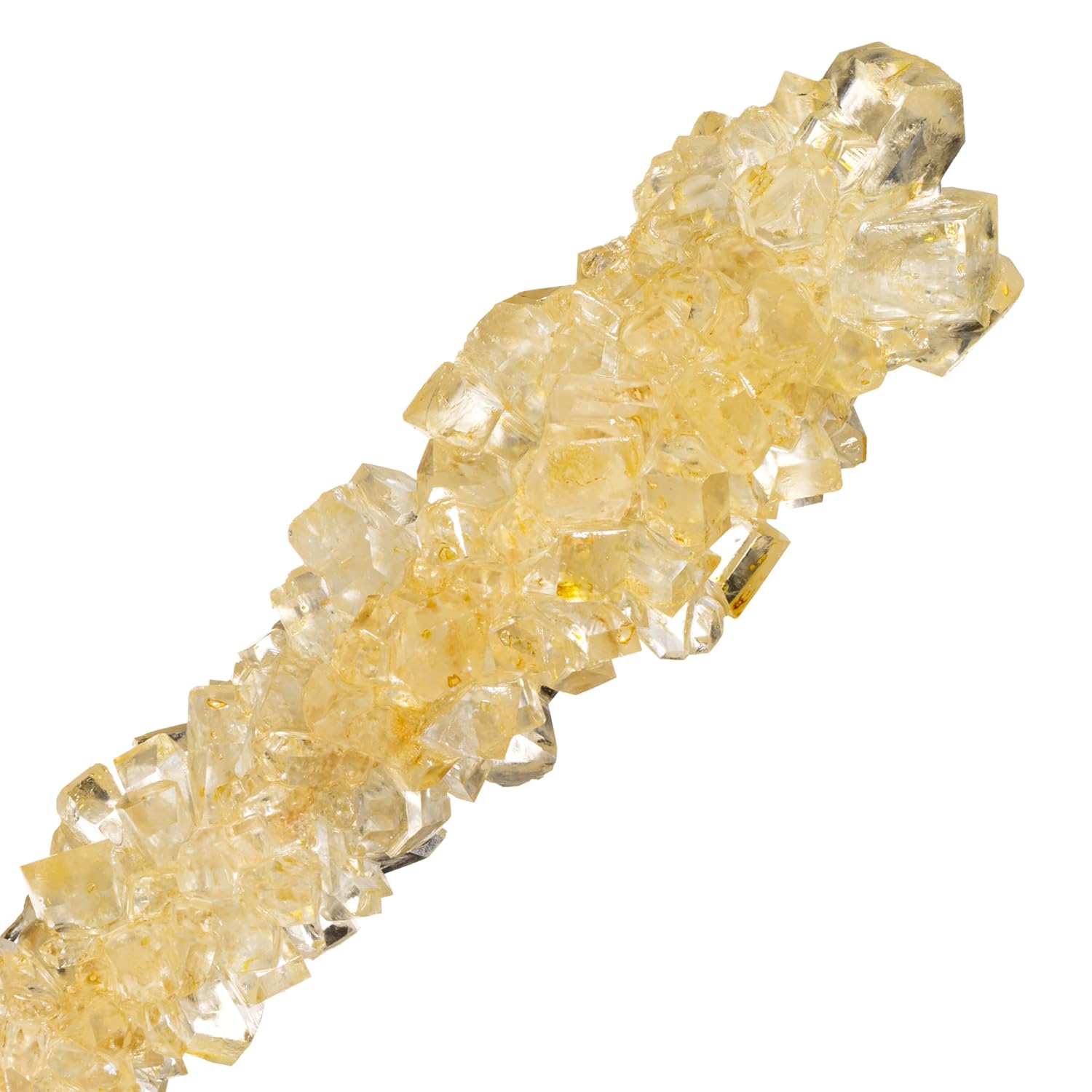 Candy Envy Gold and Red Rock Candy Sugar Sticks, Strawberry Flavored S5258