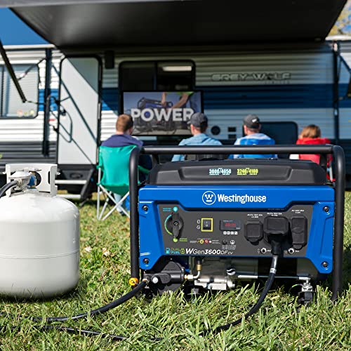 Westinghouse 4650 Peak Watt Dual Fuel Portable Generator with Remote Electric Start T983