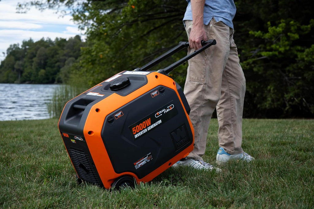 WEN DF500iX Dual Fuel Portable Inverter Generator, RV & EV-Ready L875633