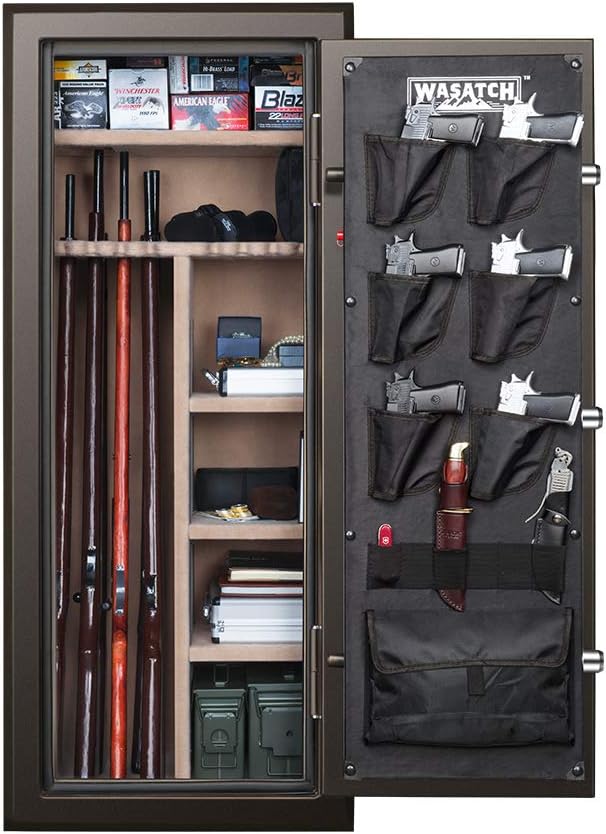 Wasatch 24 Gun Fire and Water Safe with E-Lock, Dark Bronze Y106