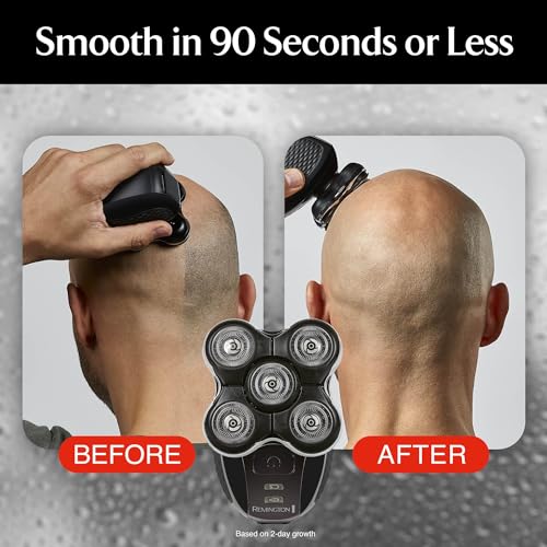 Remington Balder Boss Cordless Head Shaver XR7120 Waterproof Electric Razor R50729