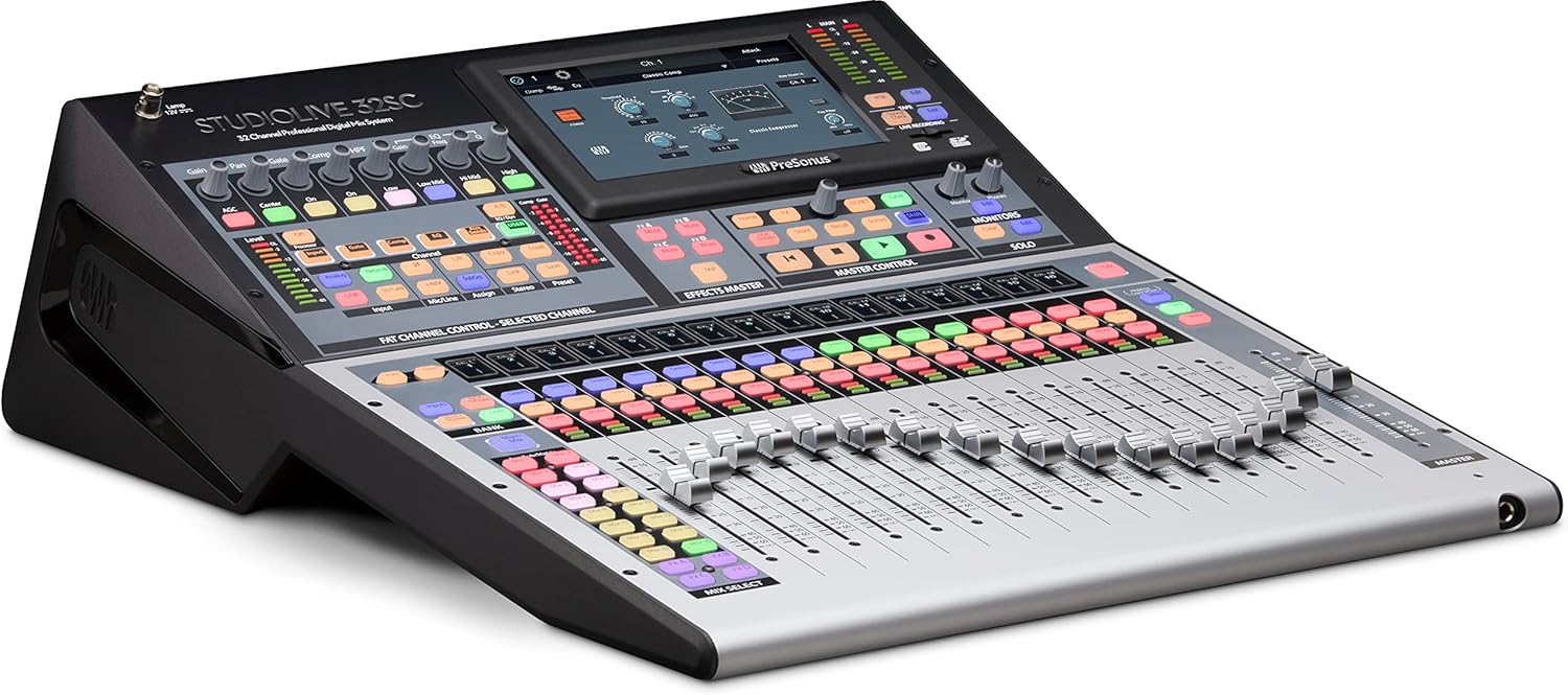 PreSonus StudioLive 32SC Compact 32-channel Digital Mixer with AVB Networking B37487