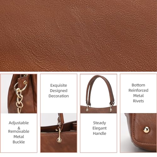 KL928 Women PU Leather Top Handle Satchel Handbag S97299