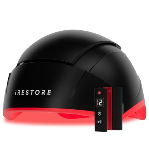 iRESTORE Elite Laser Hair Growth System - World's Best FDA Cleared Red Light Therapy Cap for Hair Regrowth - Hair loss Treatment for Men & Women - Stimulates Hair Growth for Denser Fuller Hair